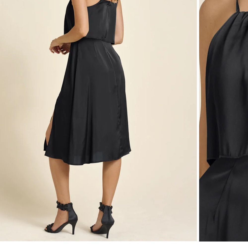 Overlay Midi Dress